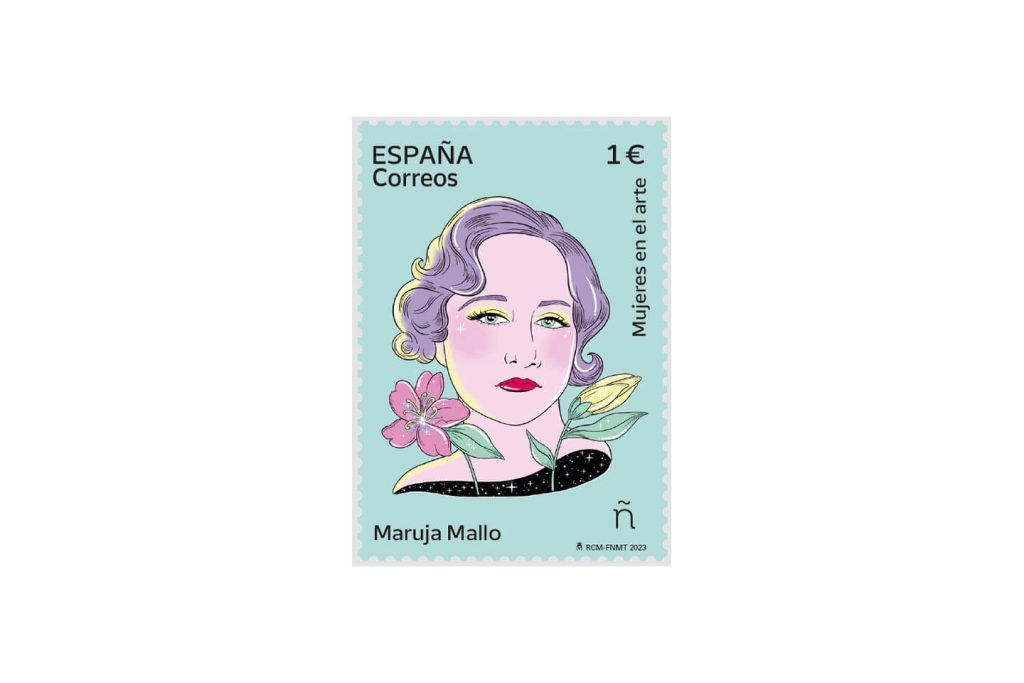 #8MTodoElAño de Correos: Sellos postales ilustrados para visibilizar a mujeres ilustres.