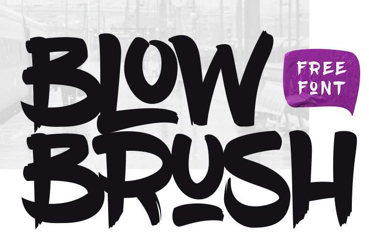 fuentes pincel blow brush enfoquegaussiano