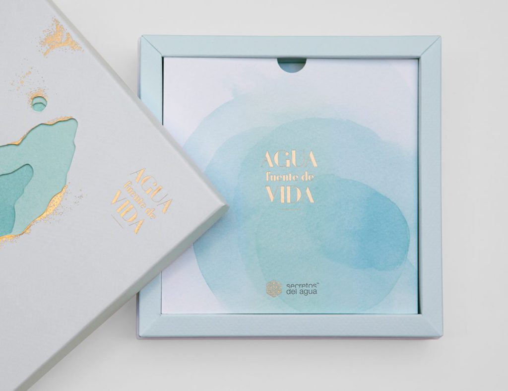 Acabados y materiales Packaging - Secretos del Agua