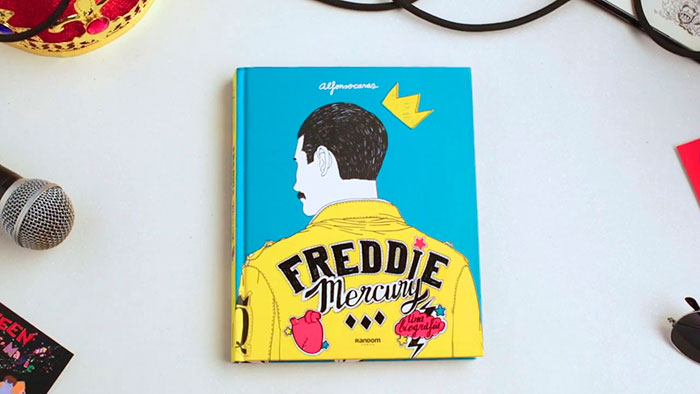 Libro Freddie Mercury una biografía ilustrada. Alfonso Casas