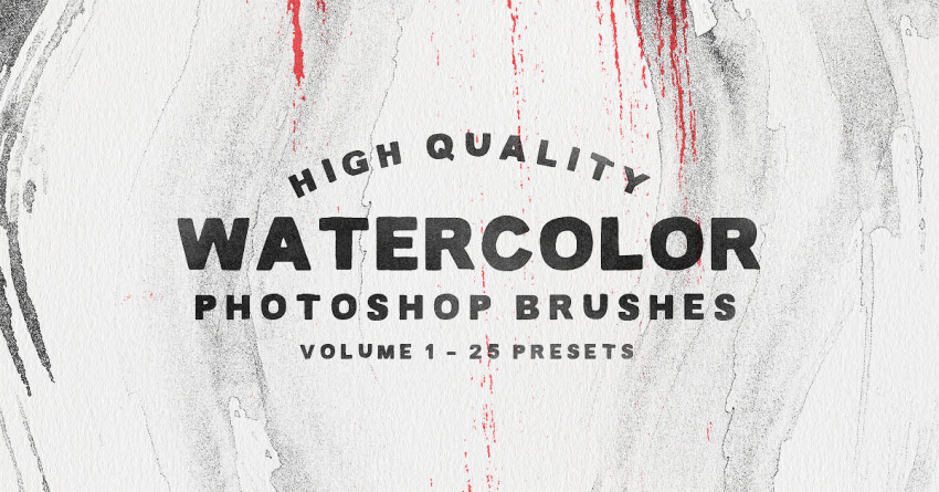 Pinceles de Photoshop Watercolor Acuarela Enfoquegaussiano