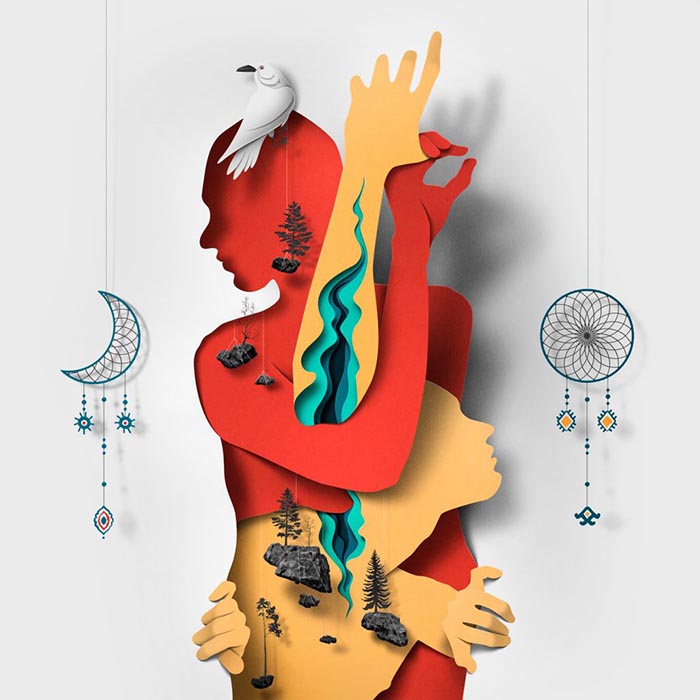 Eiko Ojala mejores ilustradores papercut
