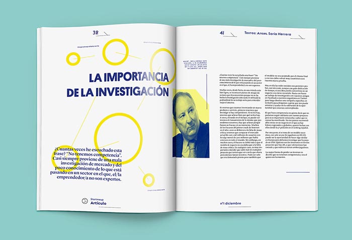 Revistas con estrella Behance StartMeUp Relaja el Coco