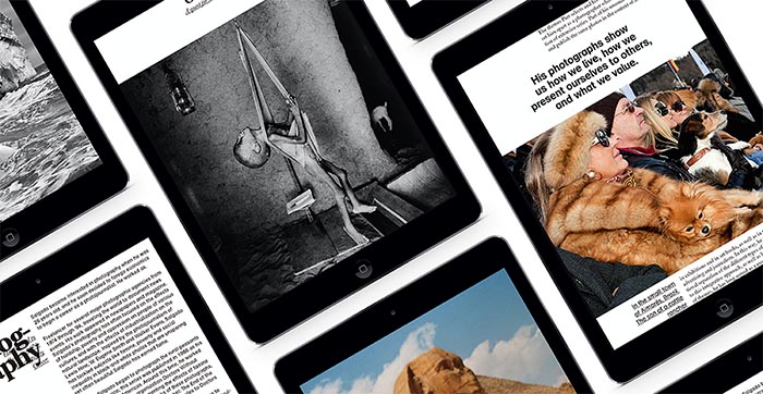 Revistas con estrella Behance Raw