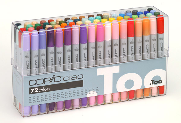 Hay 144 tonos diferentes de Copic ciao 4