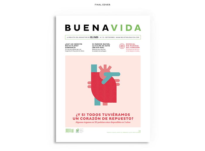 Revistas con estrella Behance BuenaVida Relaja el Coco