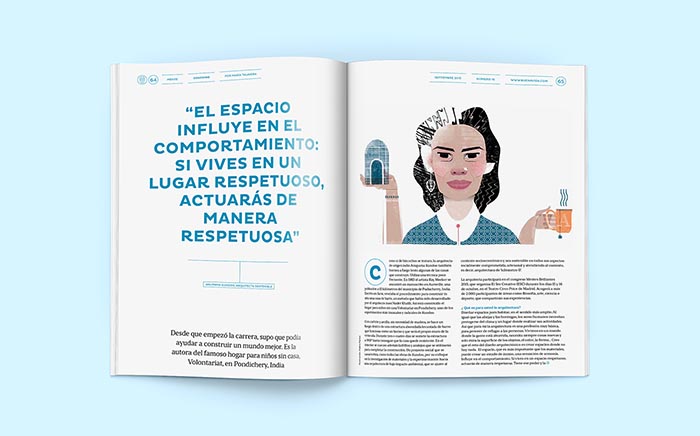 Revistas con estrella Behance BuenaVida Relaja el Coco