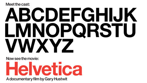 Documentales sobre diseño gráfico Helvética