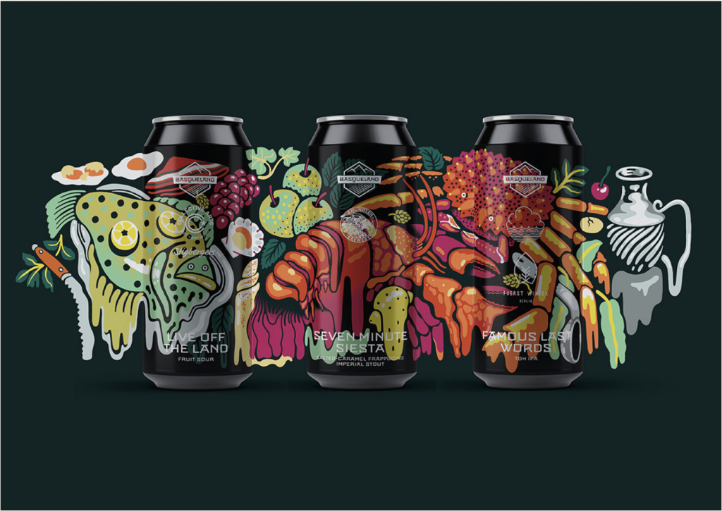 Diseño de etiquetas de craft beer por Marcos Navarro para Basqueland.
LaGauss