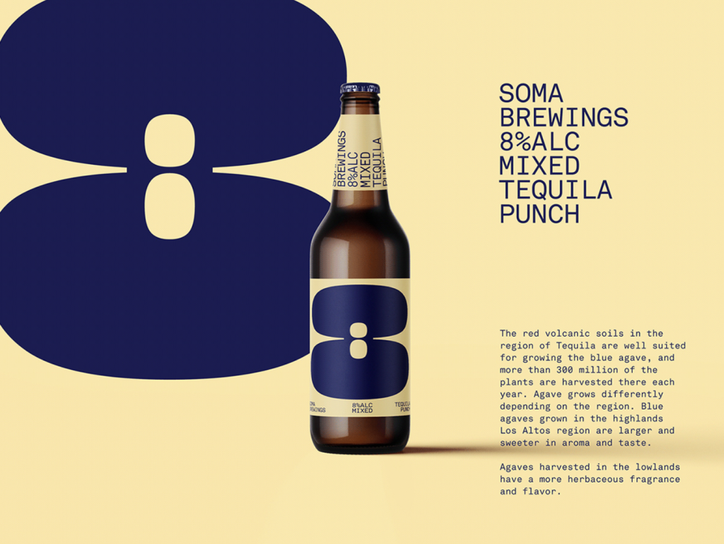 Etiquetas de cerveza de SOMA por Quim Marin. LaGauss