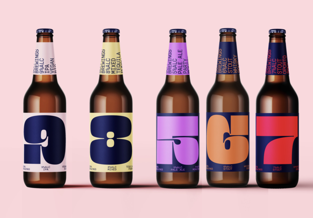 Etiquetas de cerveza de SOMA por Quim Marin. LaGauss