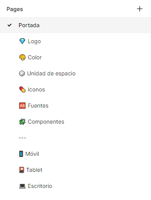 Utiliza una nomenclatura que haga que los elementos sean fácilmente identificables.