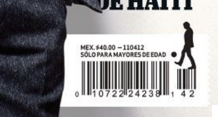 Código de barras creativo - Esquire fútbol