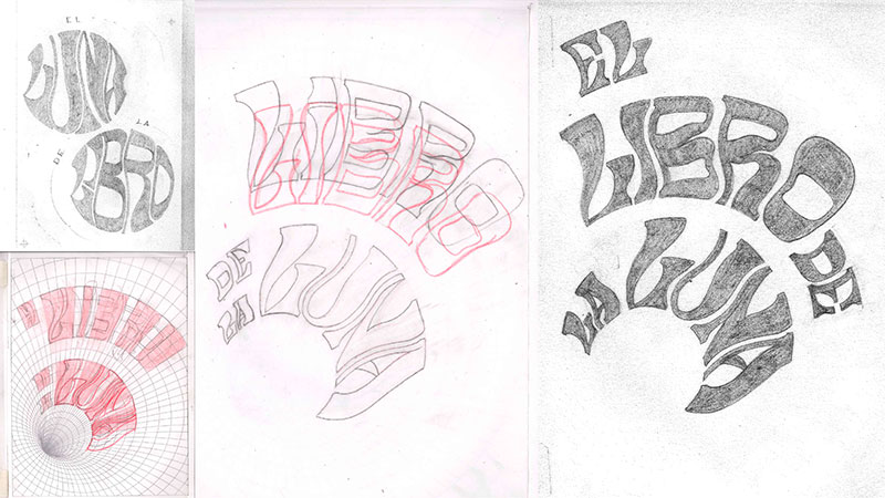 Boceto para cubiertas de libro.