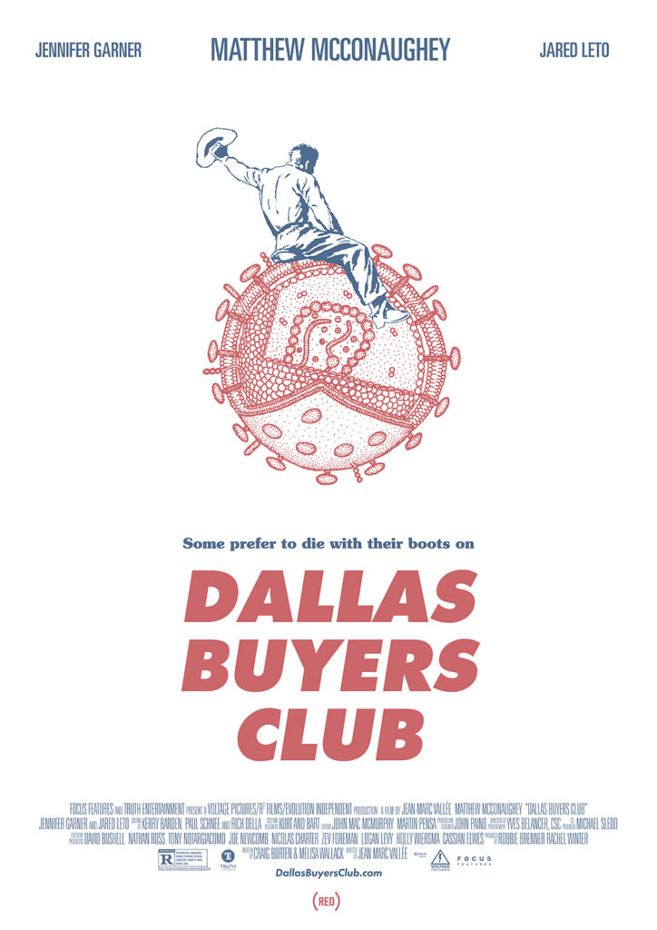 Cartel alternativo Dallas Buyer Club