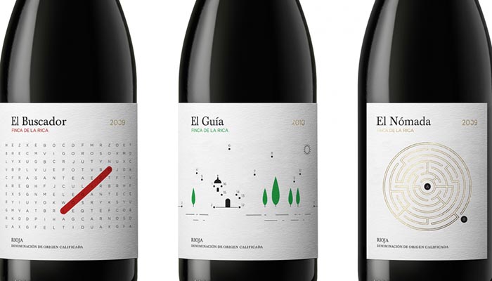Packaging creativo vino Dorian Finda de la Rica