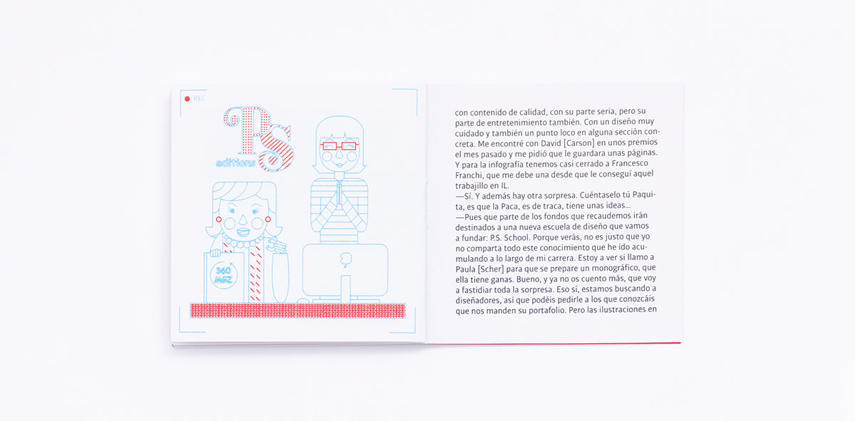 Gaussidiana. Un fanzine realizado por las alumnas y alumnos del Máster en diseño editorial de La Gauss