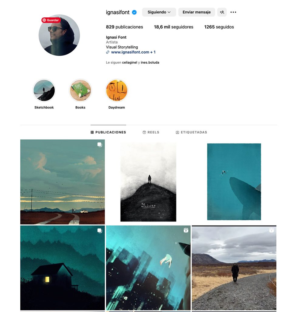 Ignasi Font cuenta de Instagram