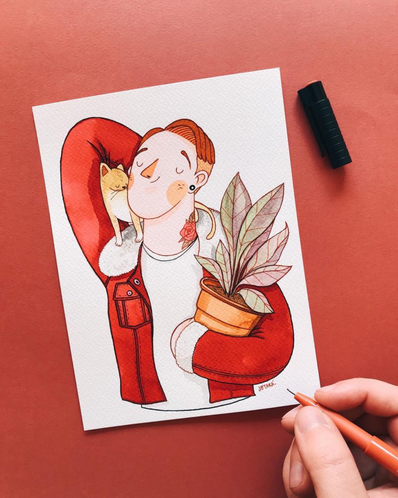 Mejores ilustradores Instagram Jotaká illustration
