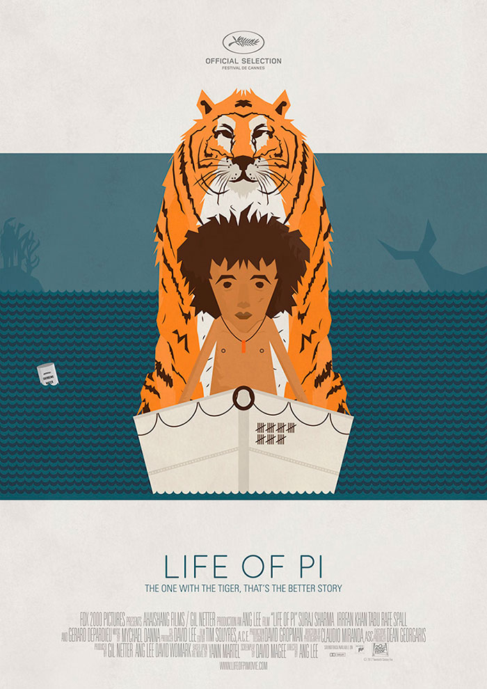 Life of Pi. Cartel de Uve Portillo.