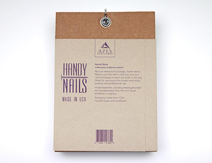 Packaging original Melissa Archer Nails