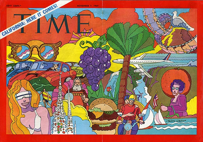 Milton Glaser Time covers