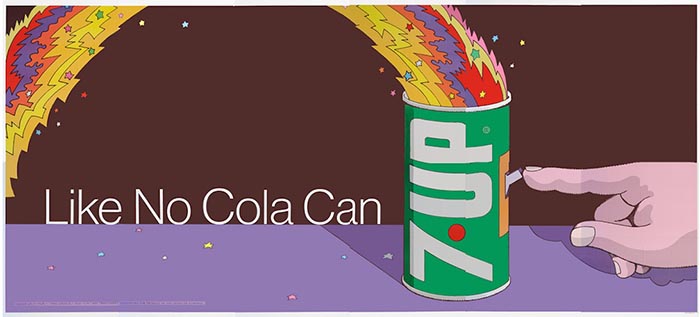 Milton Glaser ads seven up