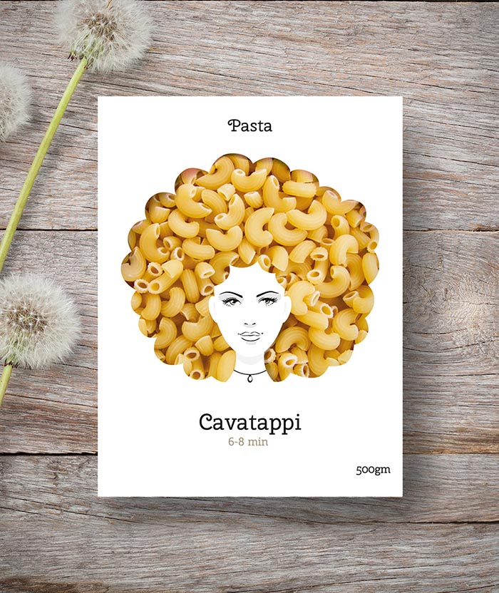 Packaging creativo Nikita pasta