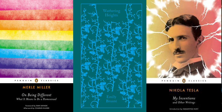 Selección de portadas de libros de la editorial Penguin Ramdom House, sección Penguin Classics. Editoriales que destacan por el diseño de sus libros. La Gauss