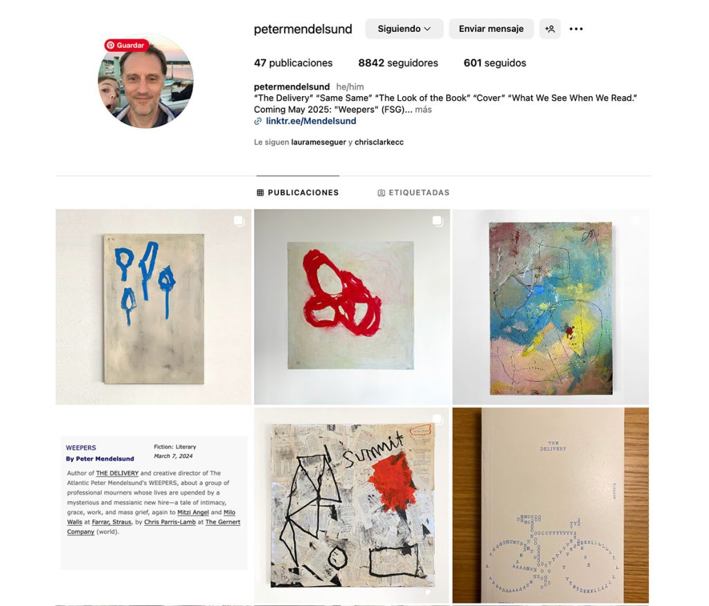 Peter Mendelsund cuenta de Instagram