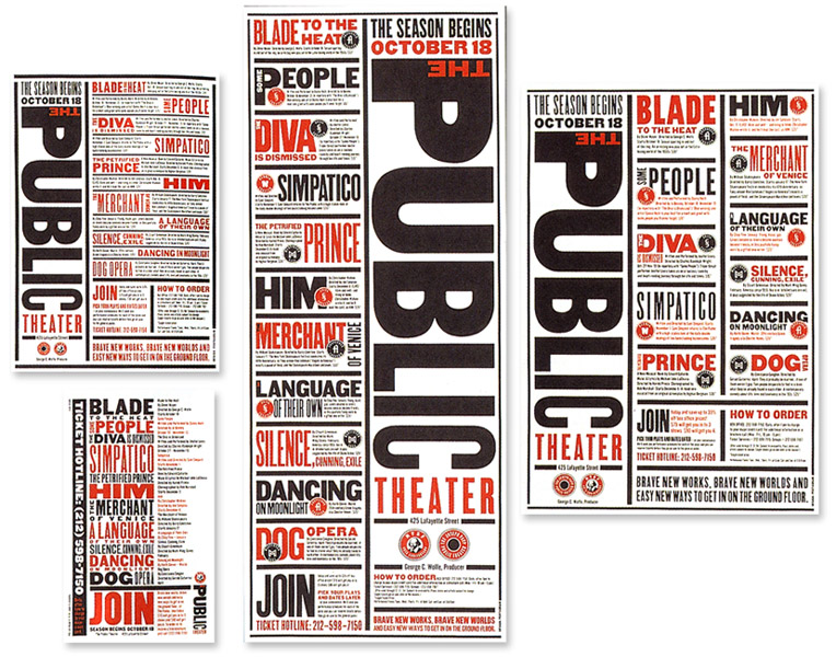 Paula Scher Public Theatre