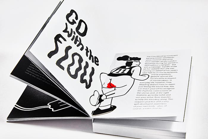 Packaging creativo de tampones The Tampon Book The Female Company 01
