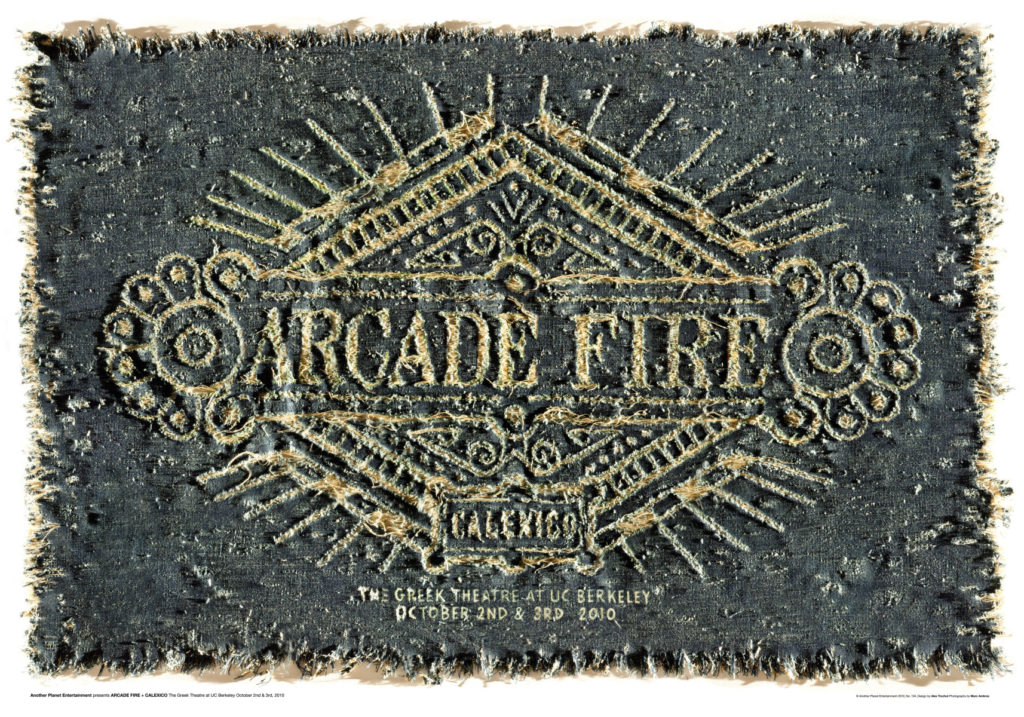 Gráfica de Álex Trochut para el álbum "Calexico" de Arcade Fire.
Post 5 proyectos de éxito con base analógica.