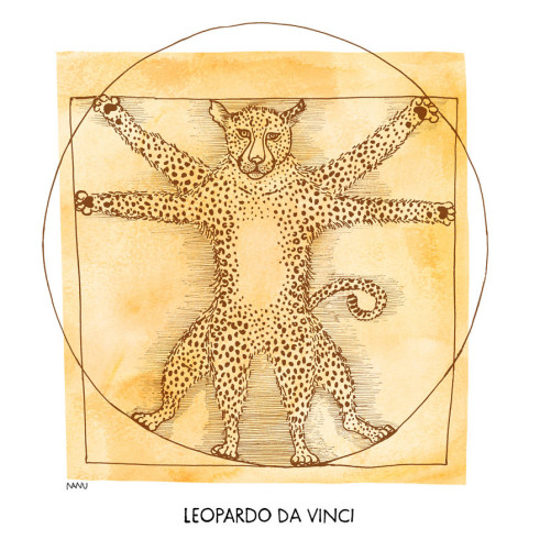 El gran Leopardo Da Vinci animales-famosos-historia-arte-03