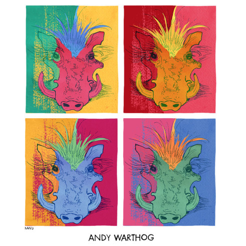 El amor por el color de Andy Warthog animales-famosos-historia-arte-04