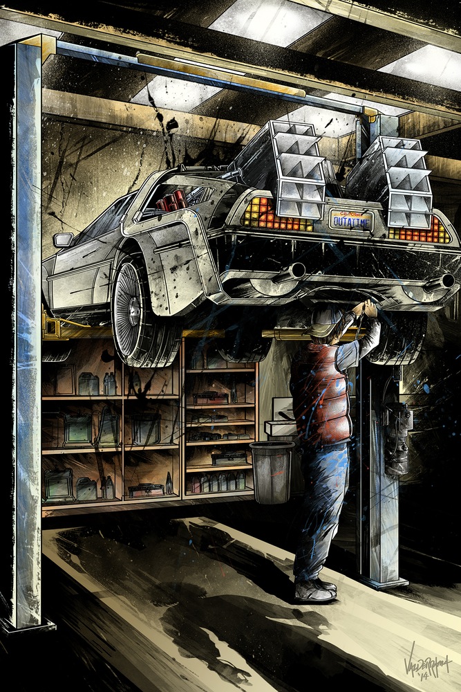 Algo menos usual: el mantenimiento del DeLorean por JP Valderrama back2thefuture_fullpreview jp valderrama