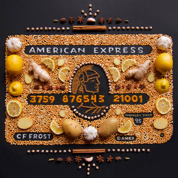 Gráfica de Becca Clason para American Express.
Post 5 proyectos de éxito con base analógica. La Gauss Escuela de Diseño