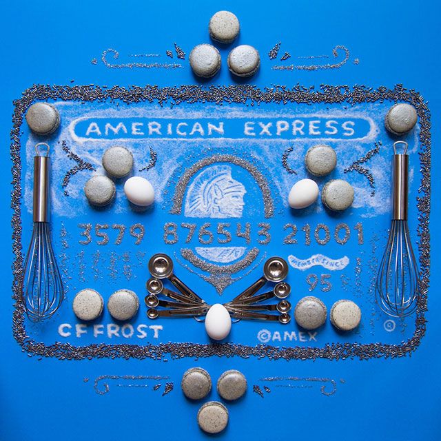 Gráfica de Becca Clason para American Express.