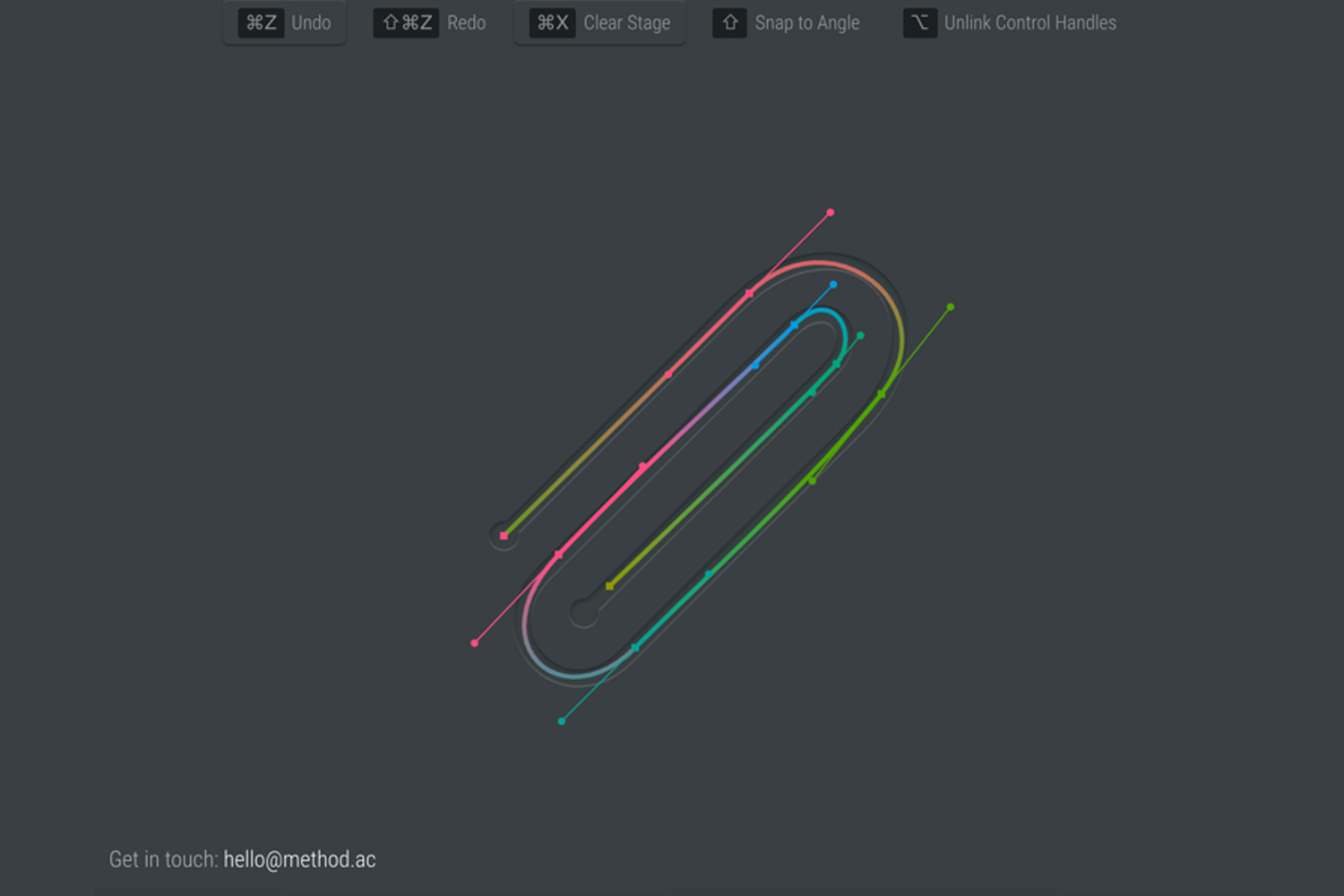 The Bézier Game es uno de los juegos estrellas de Method of Action.