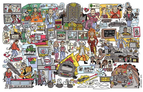 Batiburrillo realizado por Jim Horwat bttf2 jim horwat