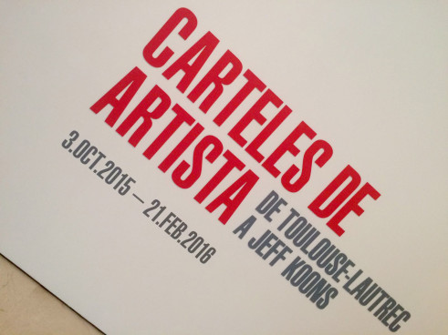 carteles de artista thyssen málaga