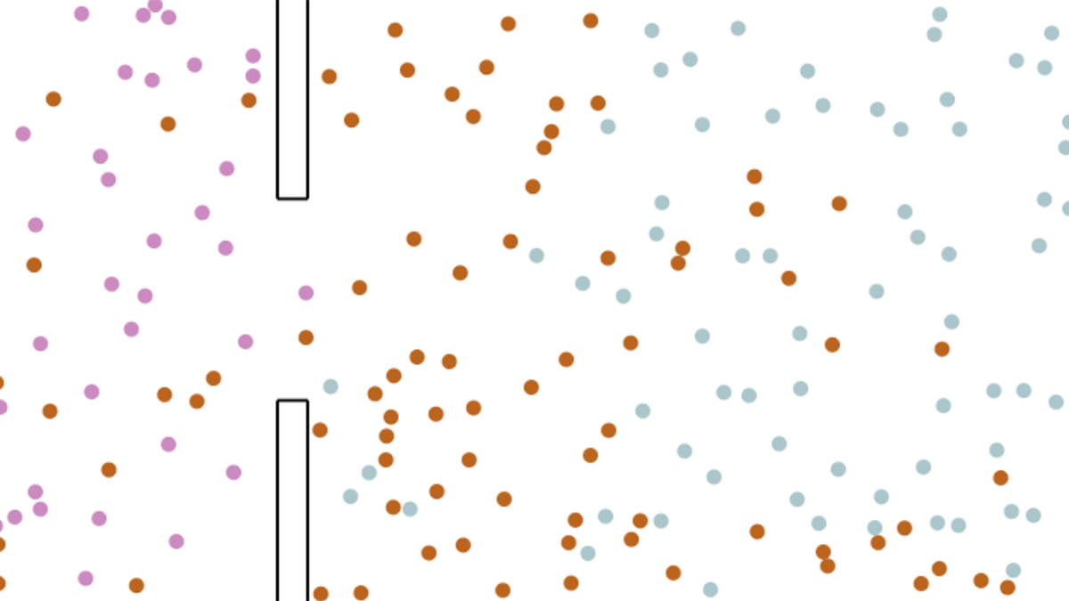 Una de las visualizaciones de Harry Stevens, de The Washington Post. Aquí vemos claramente cómo el COVID-19 ha contagiado (para bien) el diseño mundial.