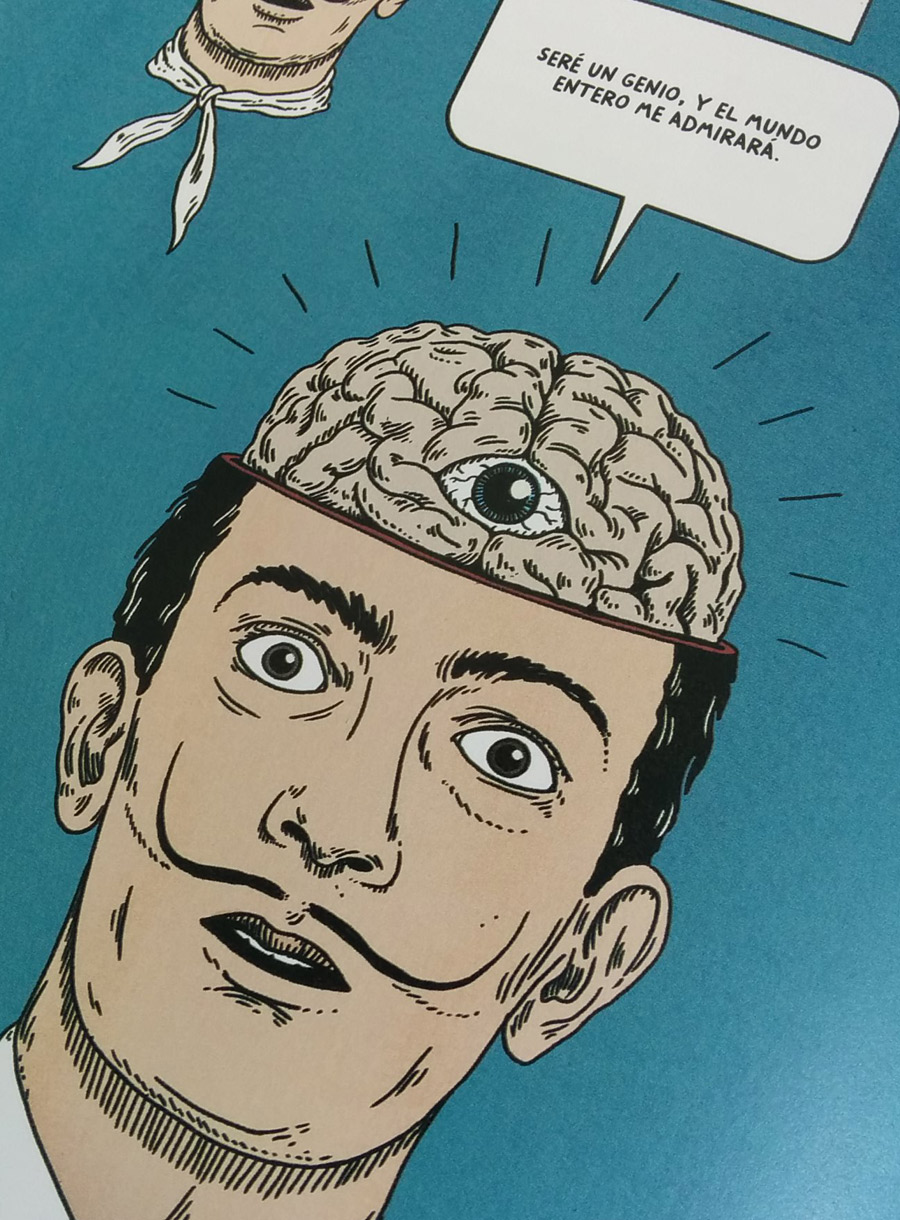Dalí, ilustrado por Andrew Rae dalí-1
