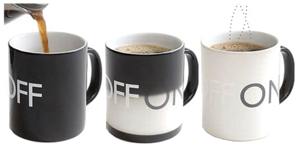 Acabados y materiales Packaging - Taza on/off
