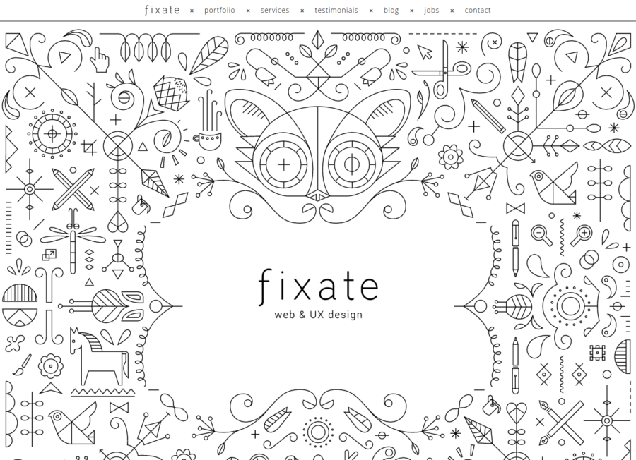 Cabecera vectorial: fixate