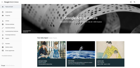 google cultural institute art cultura