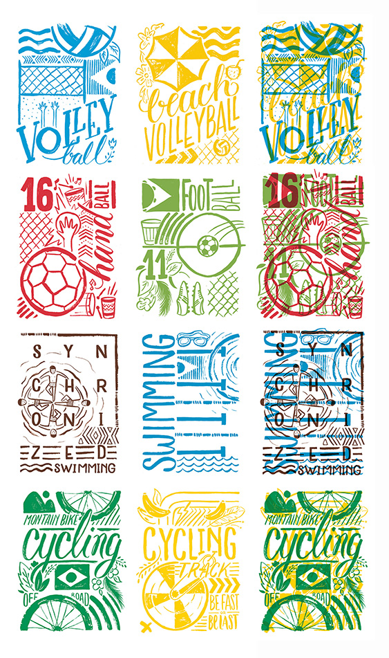 ilustracion serigrafía río 2016