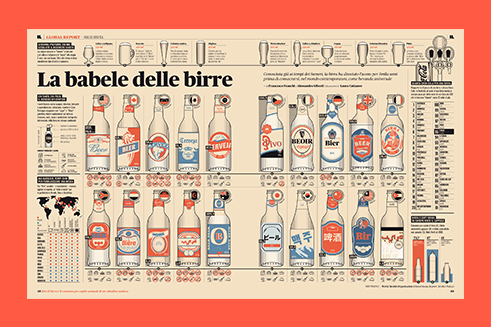 Una de las infografías de Francesco Franchi publicadas en la revista 'IL'.