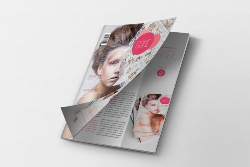 magazine cover mockup