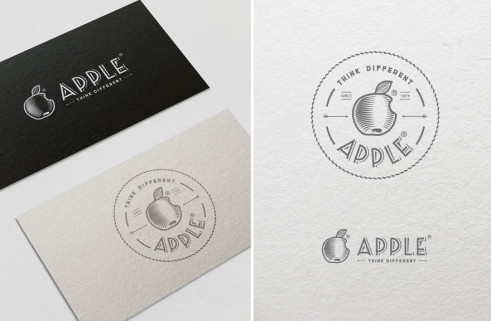 marcas famosas: Apple, pensada diferente marcas-famosas-vintage-hipster-apple